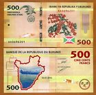 Burundi, 500 Francs, 2015, P-new, Unc   New Design   Crocodile