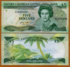 Eastern East Caribbean, $5 (1986-1988), Montserrat, P-18m, Unc