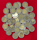 Thailand Bi-metallic 10 Baht Lot Of 50 Coin Used Circulated Bimetal Mixed Date