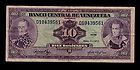 Venezuela  10  Bolivares 1972  D  Pick # 51b  F-vf.