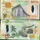 Papua New Guinea 100 Kina 2008 P 37 Hybrid Comm. 35th Annivery Unc