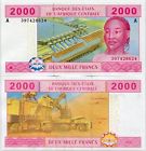 Central African State Gabon 2000 Francs P 408 A 408 New Sign Unc