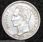 Venezuela  Bolivar  1965 ~ Silver ~ World Coin ( Combine S&h) Bin-371