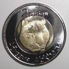 2013 Abkhazia 2 Roubles, Mountain Lion, Cat, Animal Wildlife, Bi-metallic Coin