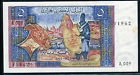 Algeria , Pick P126 , 5-dinar , 1970 , Au+ Animal