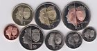 Bonaire+saba+st Eustatius 3x 9pcs Sets 2011, 6 Bimetals, Fantasy Coinage