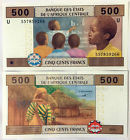Central African State Cameroun 500 Francs 2015 U Hybrid Unc Nr