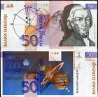 Slovenia 50 Tolarjev 1992 P 13 Unc Lot 5 Pcs