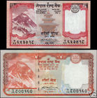Nepal - New 2009 Everest Banknote 5 & 20 Rupees Unc