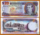 Barbados, 20 Dollars, 1-5-2007, P-69a, Unc