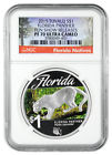 2015 Tuvalu 1 Oz Silver Florida Panther $1 Ngc Pf70 Fun Show Releases Sku34009