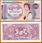 St. Helena / Africa 10 Pounds, 1985, Pick 8 (8b), Qeii Unc