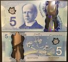 Canada 5 Dollars New Polymer Banknote, Gem-unc 2013 Series Hcf***