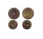 Nepal Uncirculated 2009 Coin Pair, 1 & 2 Rupees