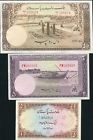 Pakistan Set 3 Pcs 1 5 10 Rupees P 10 12 13 Unc W/h