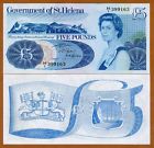 St. Helena, 5 Pounds, Nd (1981), Qeii, P-7b, Large Size Format, Unc
