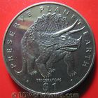 Eritrea 1993 $1 Dinosaur Dino Triceratops Preserve Planet Earth No Silver