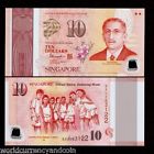 Singapore $10 Sg50 Anniversary 2015 Polymer Commemorative Unc Jubilee Banknote  