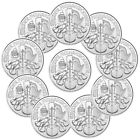 Lot Of 10 - 2015 Austria 1 Oz Silver Vienna Philharmonic 1.5 Euro Coin Sku33827