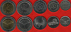 Yemen Set Of 5 Coins: 1 - 20 Rials 1993-2009 Unc
