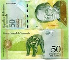 Venezuela 50 Bolivares 19-12-2008 P-new Unc 
