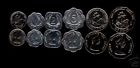 East Caribbean States 1 2 5 10 25 $1 1994-2006 Ship Queen Unc Currency Coins Set