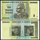Zimbabwe 10 Trillion Dollars, Aa /2008, P-88, Unc, 50 & 100 Trillion Series Best