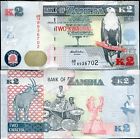 Zambia 2 Kwacha 2012 P 49 Unc