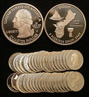Roll Of 40 2009-s Proof Guam 90% Silver Quarters