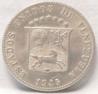Venezuela, 1945 12-1/2 Centimos, About Uncirculated