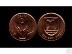 Kiribati Islands 2 Cents Km2 1992 Babal Bird Sun Unc Pacific Currency Money Coin