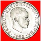 Rwanda, 1969: Uncirculated 1 Franc, Km #8