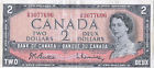 1954 Bank Of Canada - $2 Two Dollar Bill Note - Circulated Currency