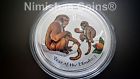 Colored Year Of The Monkey 2016 Australia Lunar Series Ii 1 Oz Silver