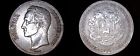1926 Venezuelan 5 Bolivar World Silver Coin - Venezuela