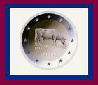 New Latvia 2016 Cow , Mucca Coin Unc From Mint Roll Pre Sale Bimetal 2 Euro
