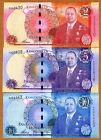 Set Tonga, 2;5;10 Paanga, Nd (2015), Pick New, Unc   Redesigned, New King