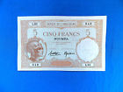 1926-38 New Caledonia 5 Francs Banknote *p-36b*       *xf*