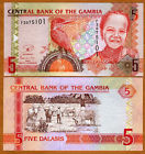 Gambia, 5 Dalasis, Nd (2006), 2013 Issue, P-25-new, Unc