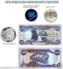 5000 Iraqi Dinar Uncirculated-registered W/u.s. Treasury