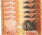 Venezuela 5 Bolivares P.89 Unc Note 2007 / 5 Pcs