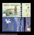 Arctic Territories $1.5 1 1/2 2014 Polymer Polar Bear Svalbard Spitsbergen Note