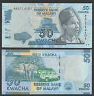 Malawi 2012 50 Kwacha Cat # P-new Uncirculated