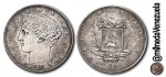 La Bamba.  Moneda de 5 Reales acuñada en 1858