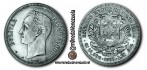 Primera Moneda Venezolana Con la Efigie de Bolívar: 5 Reales de 1873