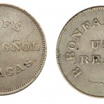 Fichas del Café Español (Caracas) de Bartolo Bonfante