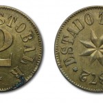 La Moneda de 2 Reales del Estado Estado Táchira