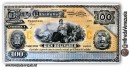 Billete de 100 Bolívares Banco de Carabobo C.A.  Año 1883